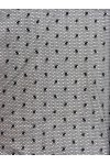 5618-KG Büyük Puantiyeli Siyah Tül Kumaş