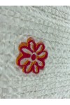 Oranj Renk Dokuma Viskon Polyester Pamuk Kumaş