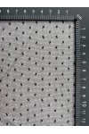 Siyah Puantiyeli Yerli Tül Üzeri Polyester