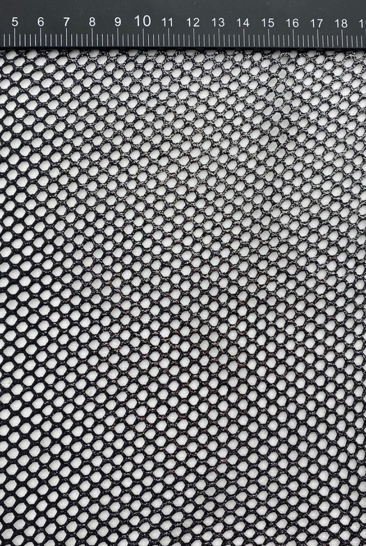 6633 DANTEL/YERLİ/POLYESTER/FİLE/GÜMÜŞ VARAK BASKI/SİYAH