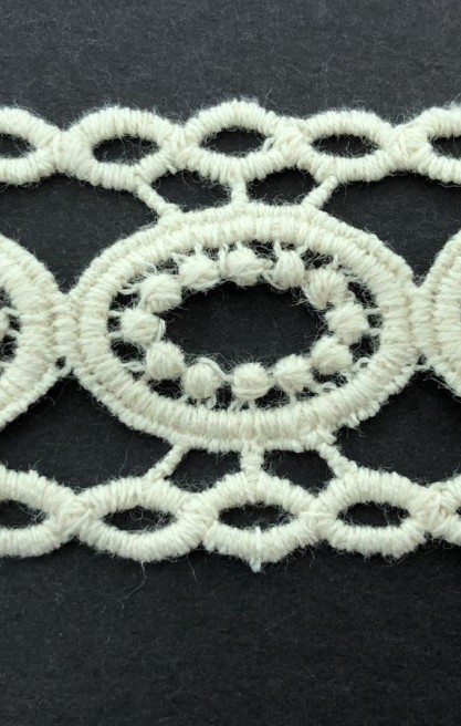 Kuş Gözü Bant Brode Kumaş, Pamuk