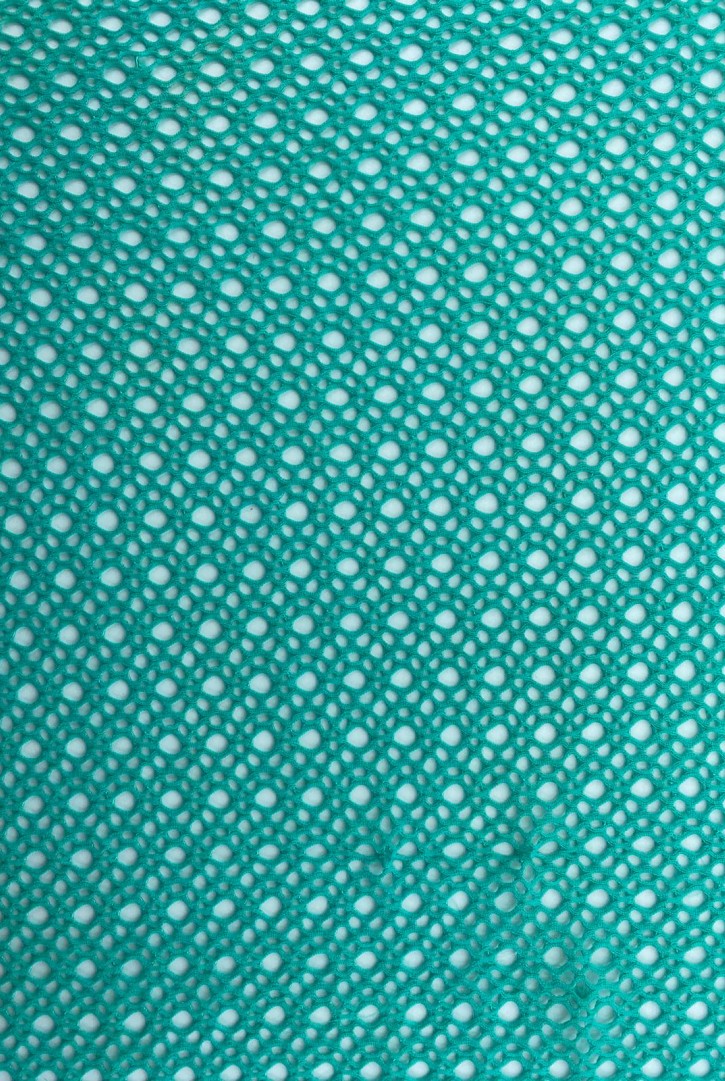 Yeşil Likralı Naylon Kordlu Dantel