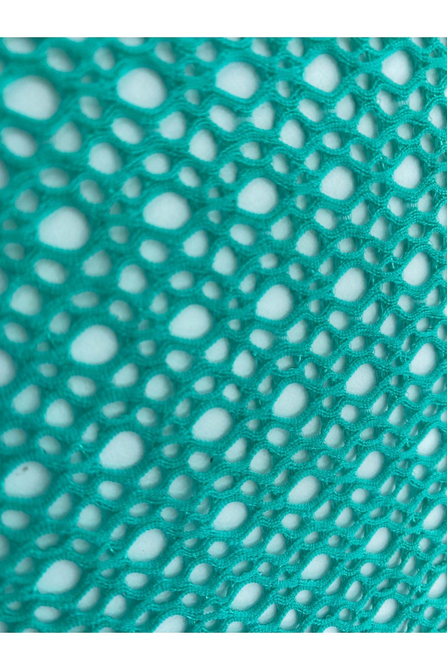 Yeşil Likralı Naylon Kordlu Dantel