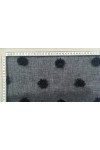 10210 DOKUMA KUMAŞ/YERLİ/LEZ/POLYESTER/PONPON/SİYAH