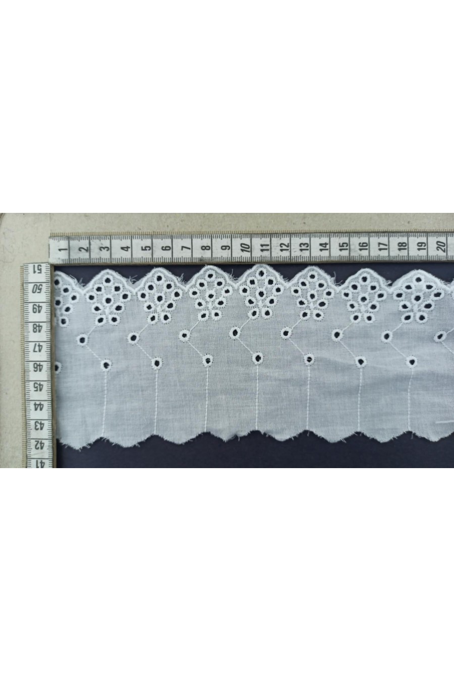 9 cm Kasar İşlemeli Vual Brode Bant