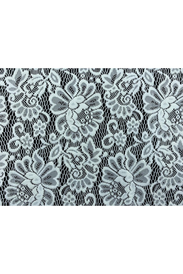 Kabartmalı Fiksasyon İşlemli Naylon Dantel