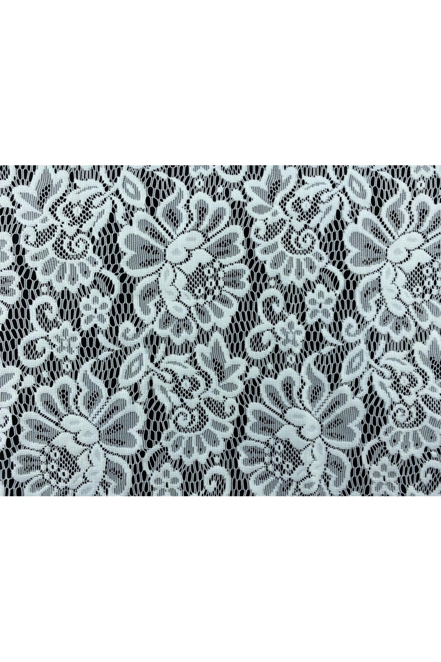 Kabartmalı Fiksasyon İşlemli Naylon Dantel