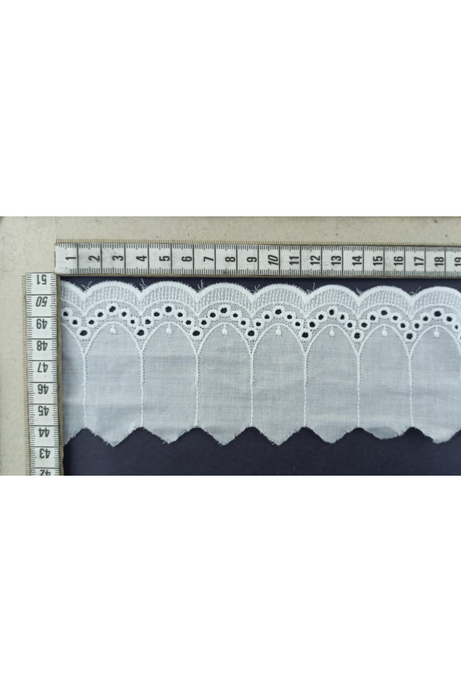 7,5 cm Kasar İşlemeli Vual Brode Bant