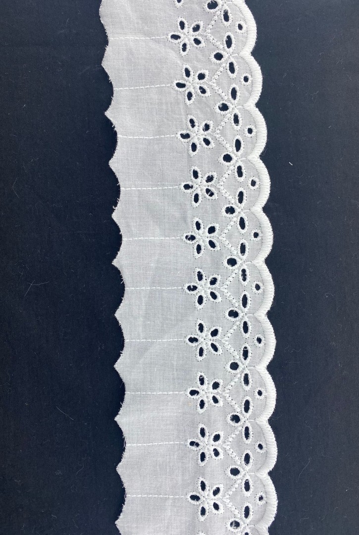 Pamuk Polyester Kasar Vual Brode Bant