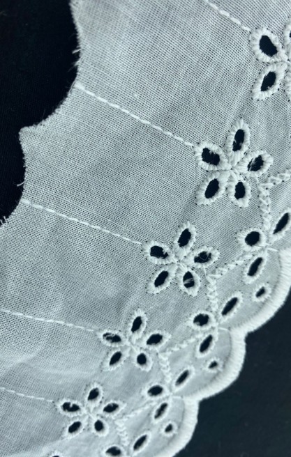 Pamuk Polyester Kasar Vual Brode Bant