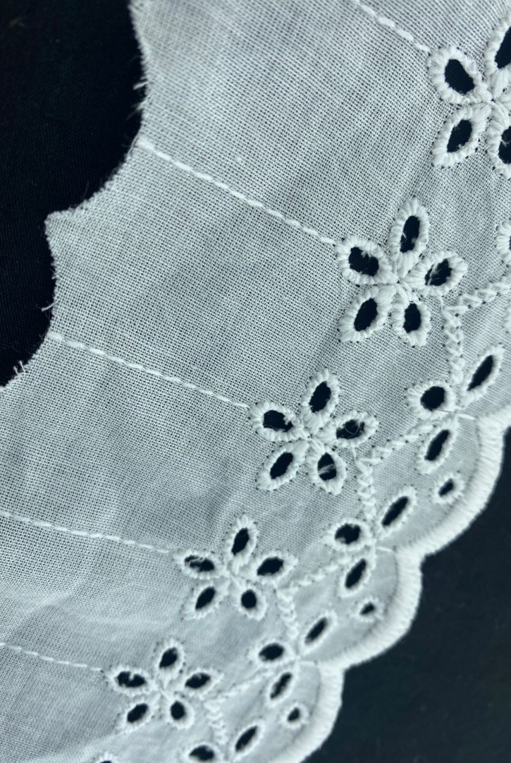 Pamuk Polyester Kasar Vual Brode Bant