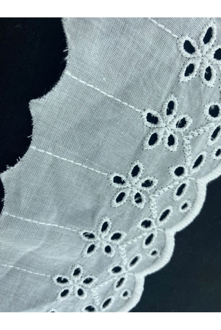 Pamuk Polyester Kasar Vual Brode Bant