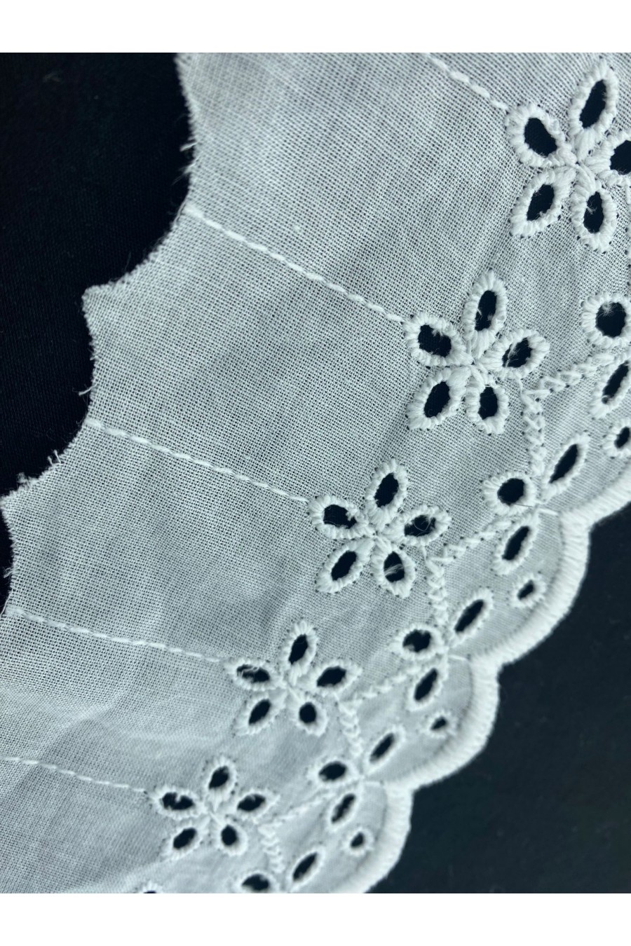 Pamuk Polyester Kasar Vual Brode Bant