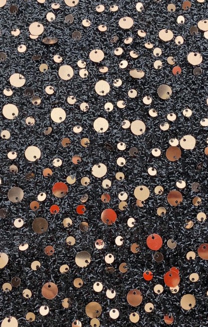 Bakır Sakallı Payet Kumaş, Polyester