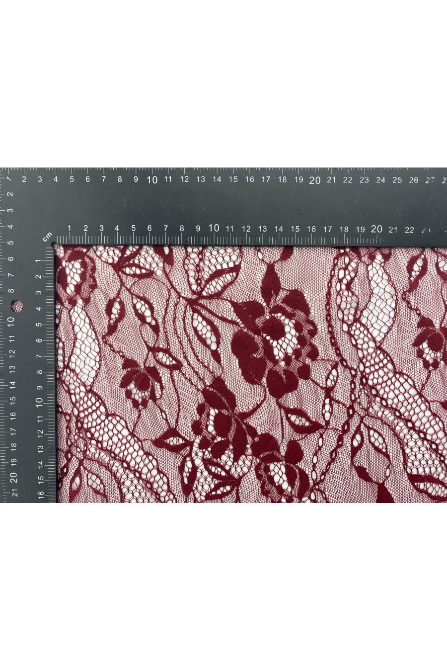 150 cm Bordo Polyester Dantel