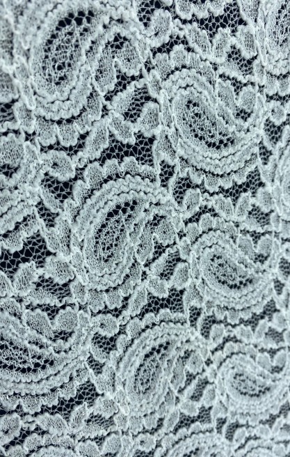 Likralı Fiksli Naylon Dantel Kumaş, 160 cm