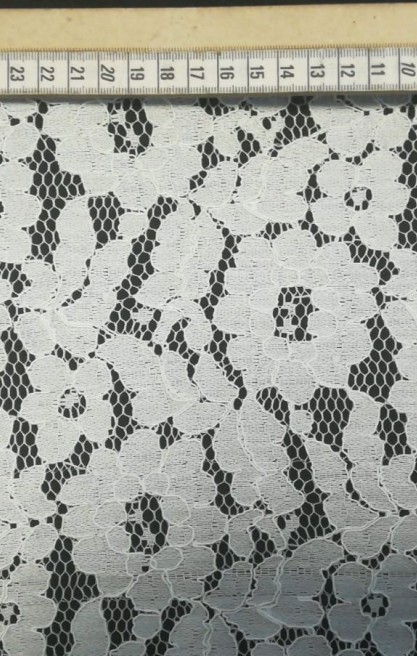 Ham Kordlu Polyester Dantel, Yerli, 145 cm