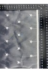 Beyaz Yıldızlı Organze Tül Kumaş, Ham, 150 cm