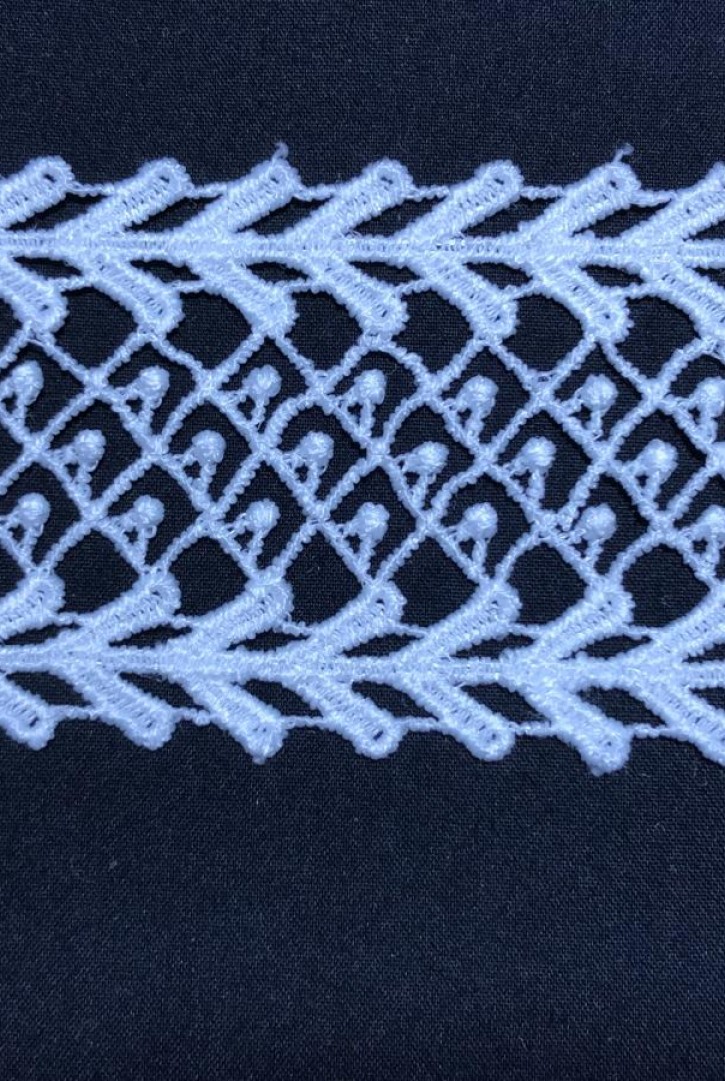 Mat Polyester Ham Güpür Bant