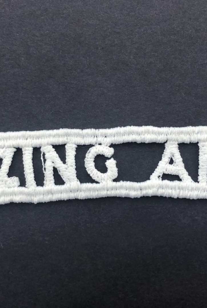 Ham Polyester Güpür Brode Bant, 2 cm