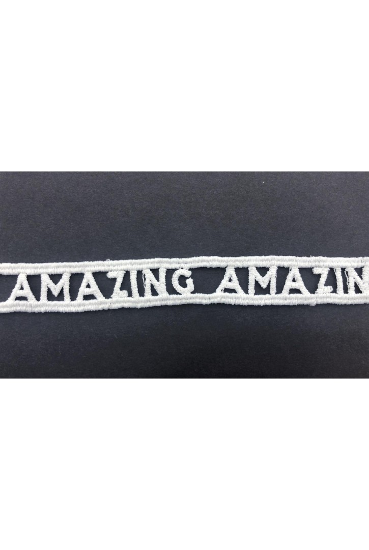 Ham Polyester Güpür Brode Bant, 2 cm