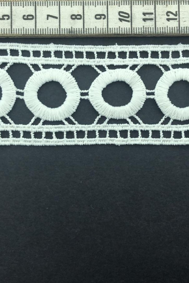 Ham Güpür Mat Polyester Yerli Brode Bant