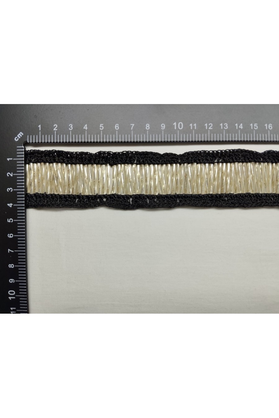 2997-METRE Siyah Boncuklu Şerit - Polyester Materyal (2997)