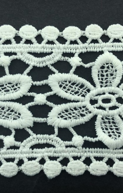 Ham Mat Polyester Güpür Brode Bant