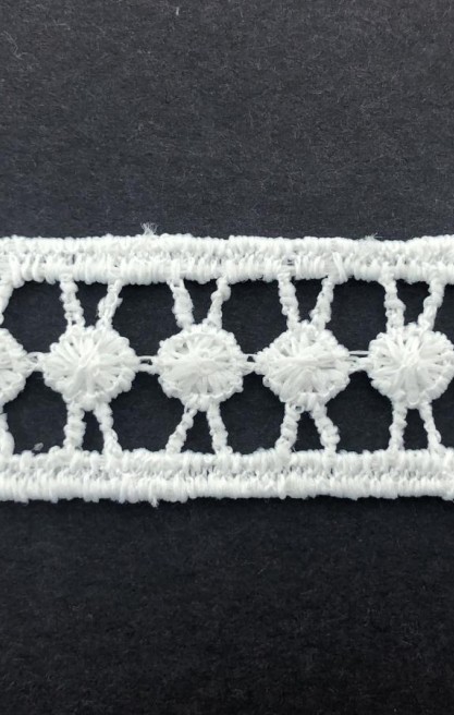 Mat Polyester Güpür Brode Bant