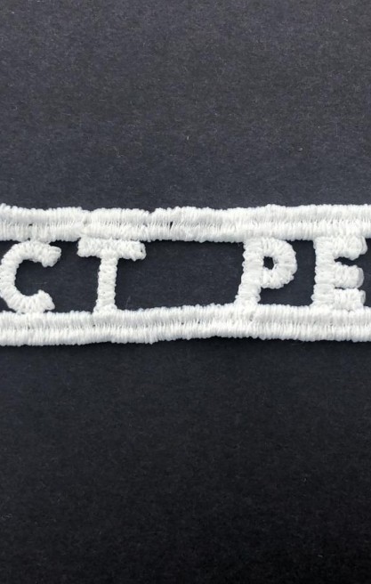 Ham Mat Polyester Güpür Brode Bant