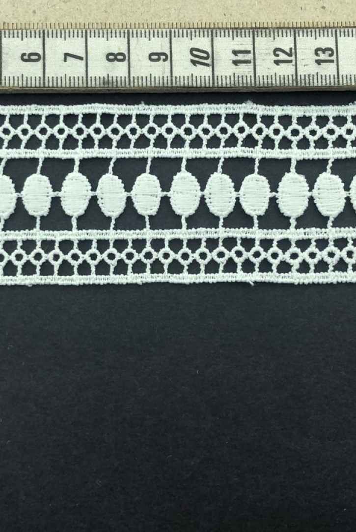 Ham Mat Polyester Güpür Brode Bant, Yerli