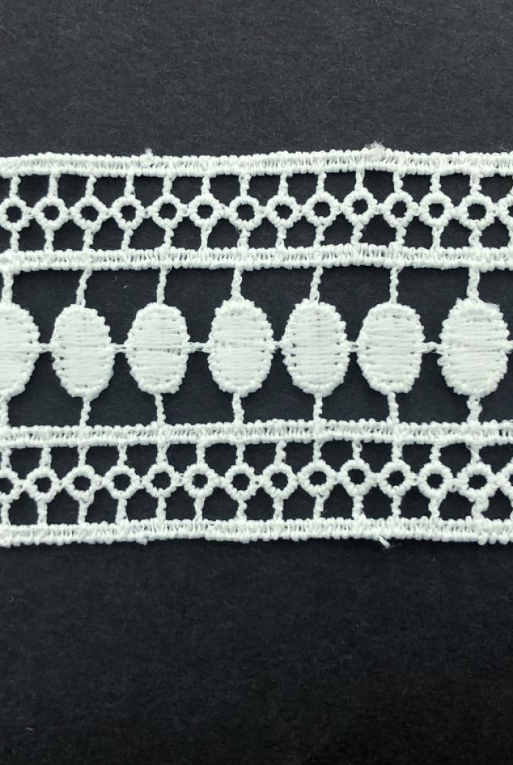 Ham Mat Polyester Güpür Brode Bant, Yerli