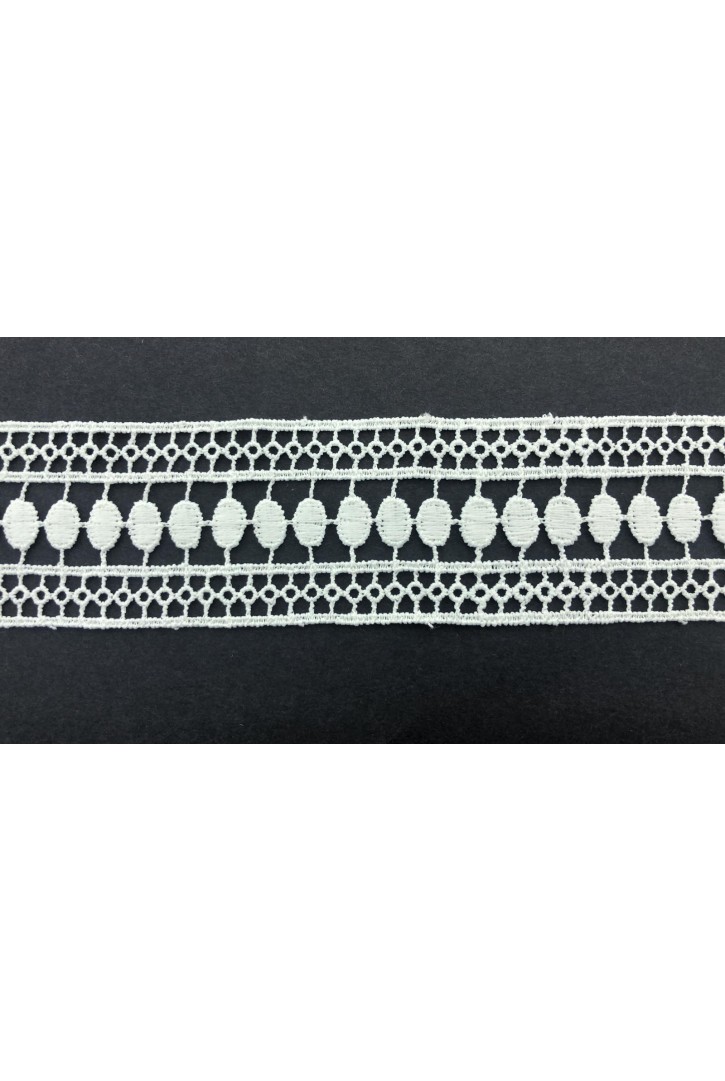 Ham Mat Polyester Güpür Brode Bant, Yerli