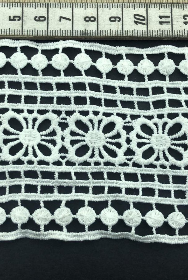 Ham Mat Polyester Güpür Brode Bant