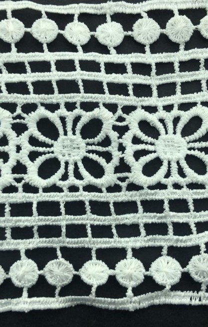 Ham Mat Polyester Güpür Brode Bant