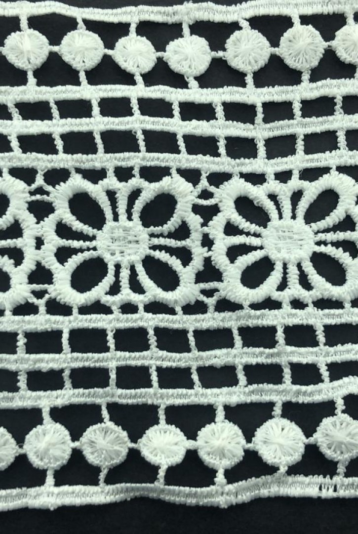 Ham Mat Polyester Güpür Brode Bant