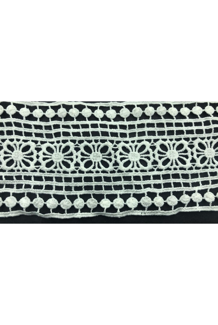 Ham Mat Polyester Güpür Brode Bant