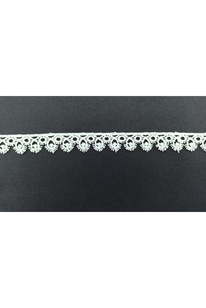 Ham Yapıda Parlak Polyester Güpür Brode Bant