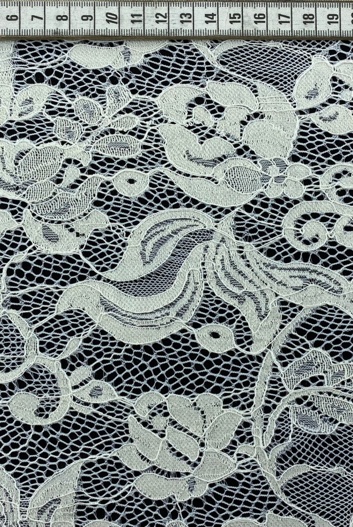 Kordlu Pamuk Naylon Dantel, İthal, Fikseli