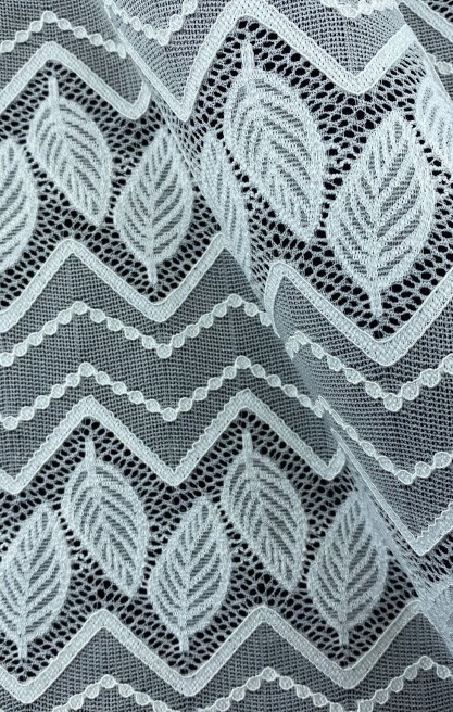 Fikse Edilmiş Likralı Naylon Kordlu Dantel - 155 cm