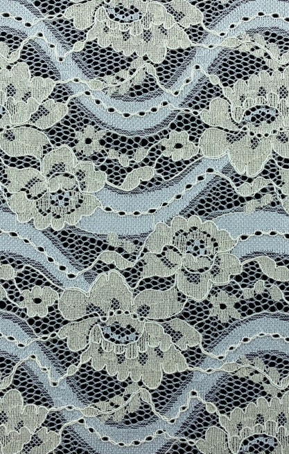 Kordlu ve Fikslenmiş İthal Pamuk Naylon Dantel