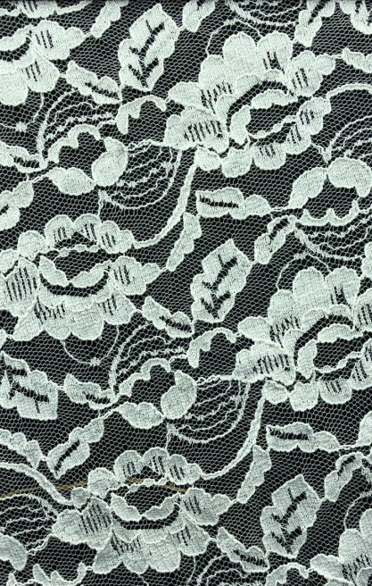 Kordlu Fikseli Polyester Dantel