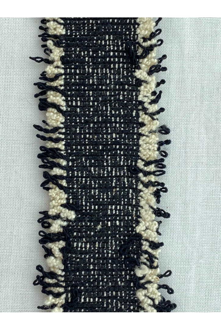 Siyah Ham Püsküllü İthal Bant