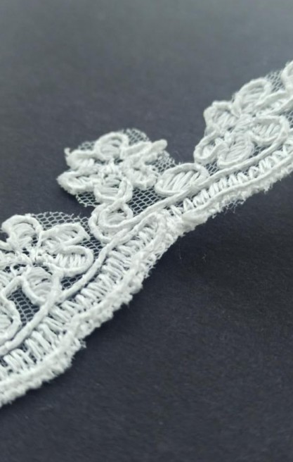 7271 BRODE/YERLİ/BANT/POLYESTER/12B1431A-1/TÜL ÜZERİ/KORDLU/HAM/3 CM