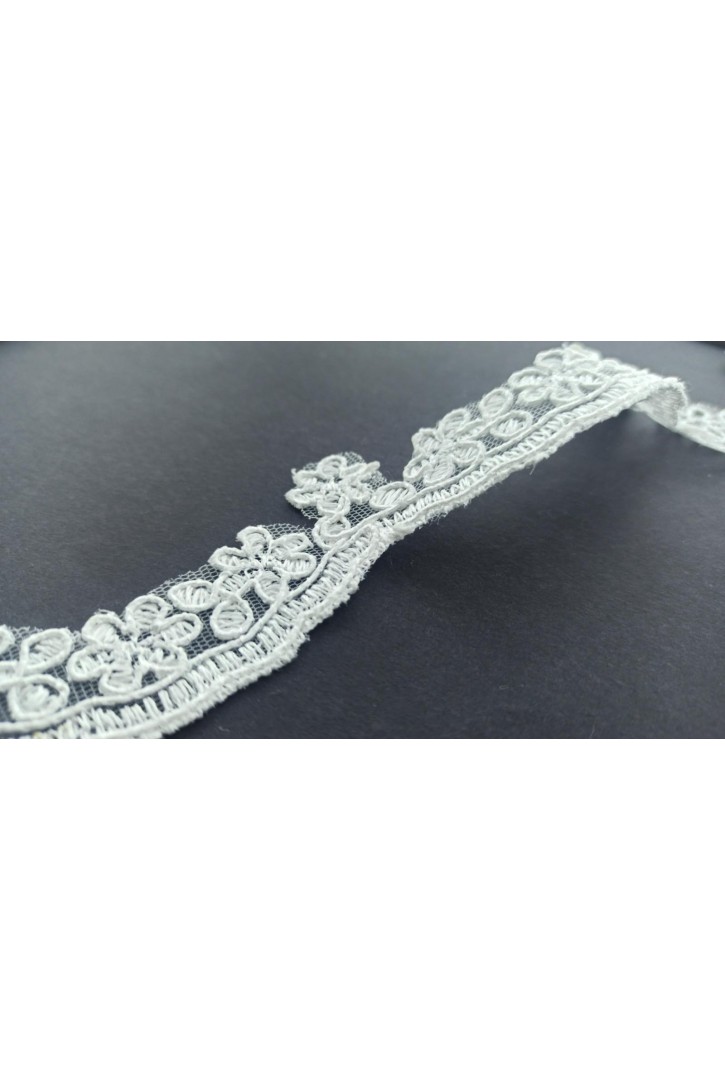 7271 BRODE/YERLİ/BANT/POLYESTER/12B1431A-1/TÜL ÜZERİ/KORDLU/HAM/3 CM