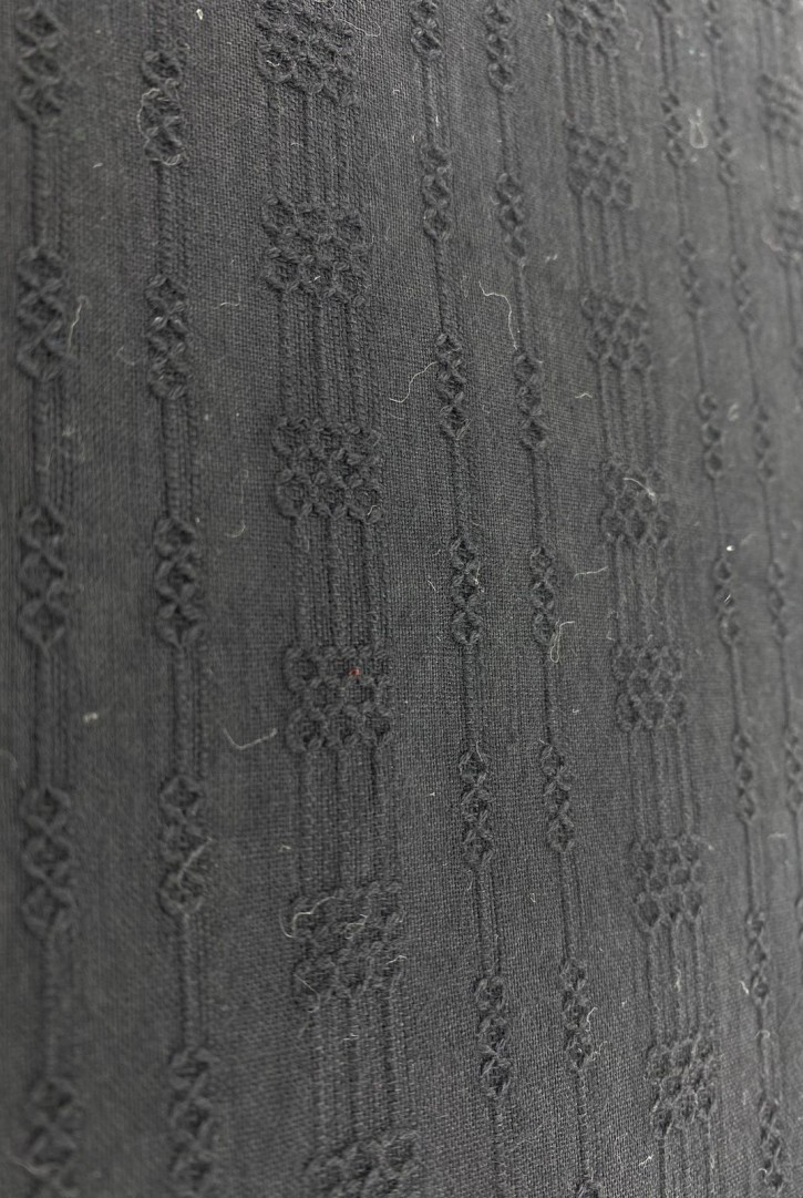 19388 KUMAŞ/İTHAL/LEZ/PAMUK/ARMÜRLÜ/BLACK/145 CM