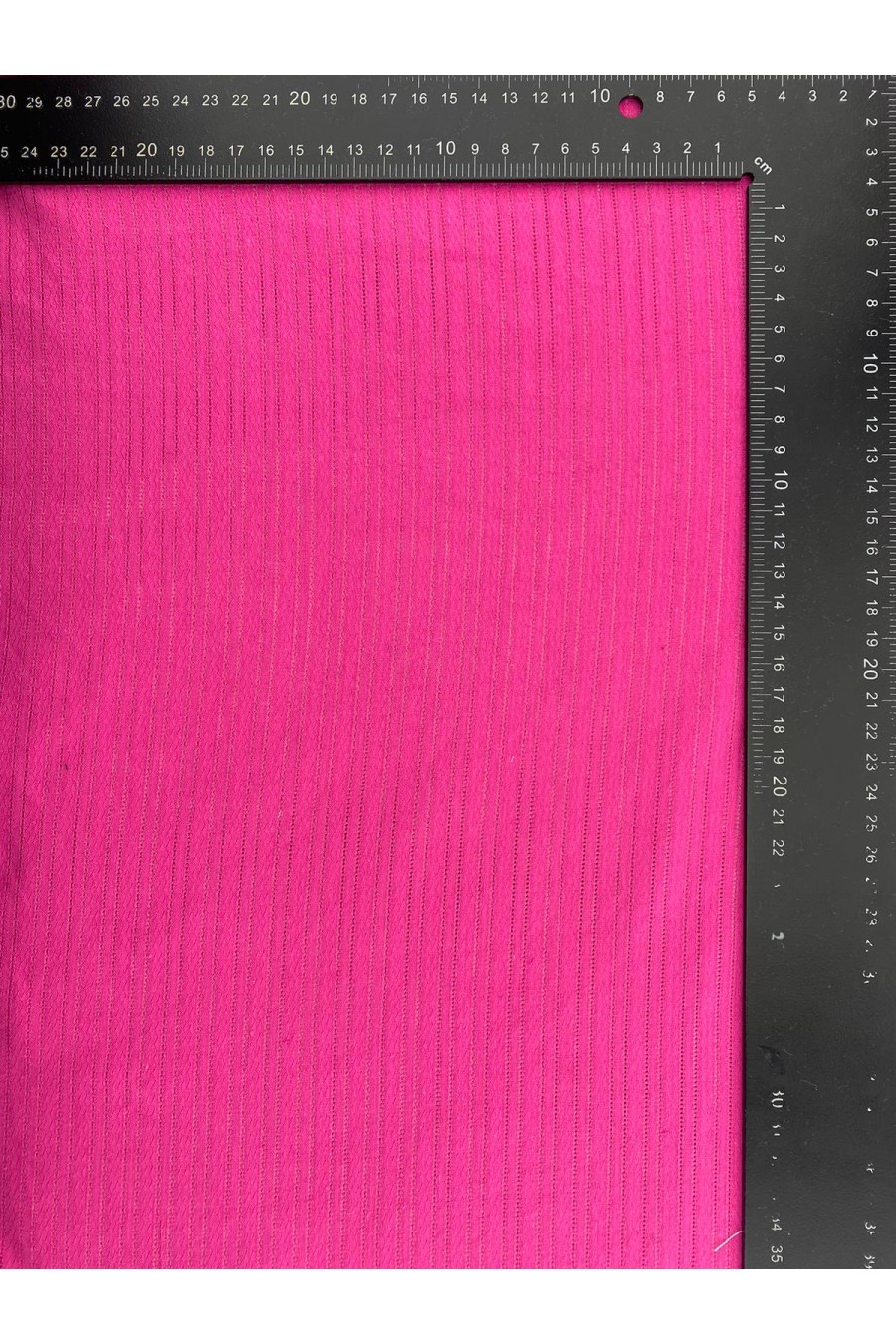 Fuşya Pamuk Rayon Armürlü Kumaş, İthal, 140 cm