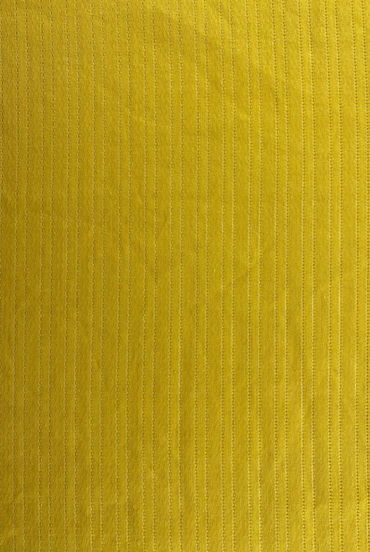 Armürlü Safran Pamuk Rayon Kumaş, 140 cm