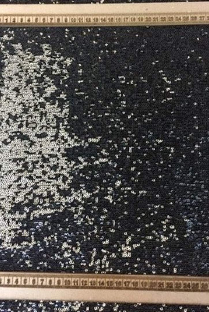 2 Renkli 3mm Payetli Pullu Kumaş