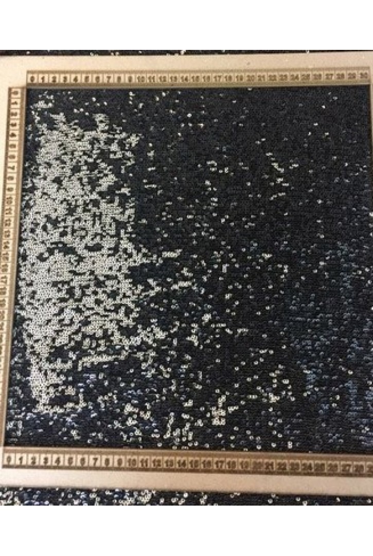 2 Renkli 3mm Payetli Pullu Kumaş